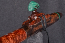 Purple Flame Rosewood Native American Flute, Minor, Mid A-4, #U9G (4)